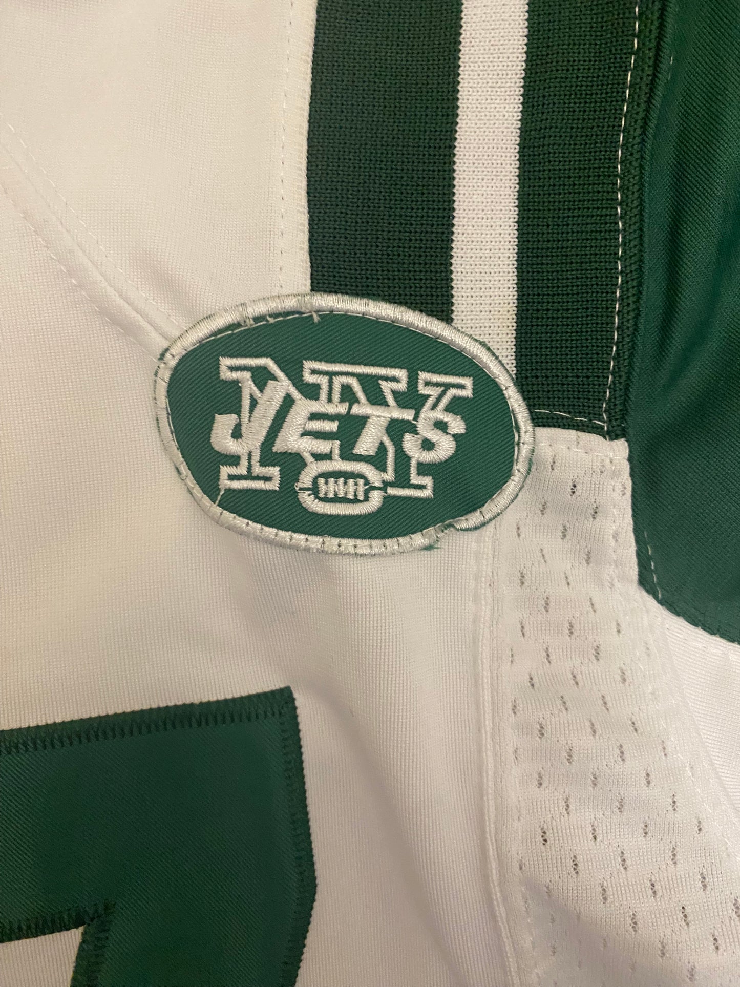 NEW YORK JETS ERIC DECKER WHITE #87 NFL JERSEY SMALL