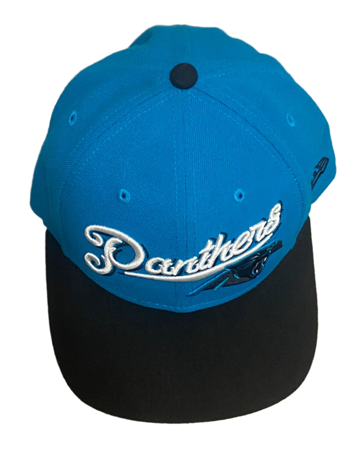 Carolina Panthers Luke Kuechly Black Jersey #59 Stitched on Field Nike NFL Large & Carolina Panthers New Era 9Fifty Snapback Hat Cap Men NFL Football Blue & Black 2N1