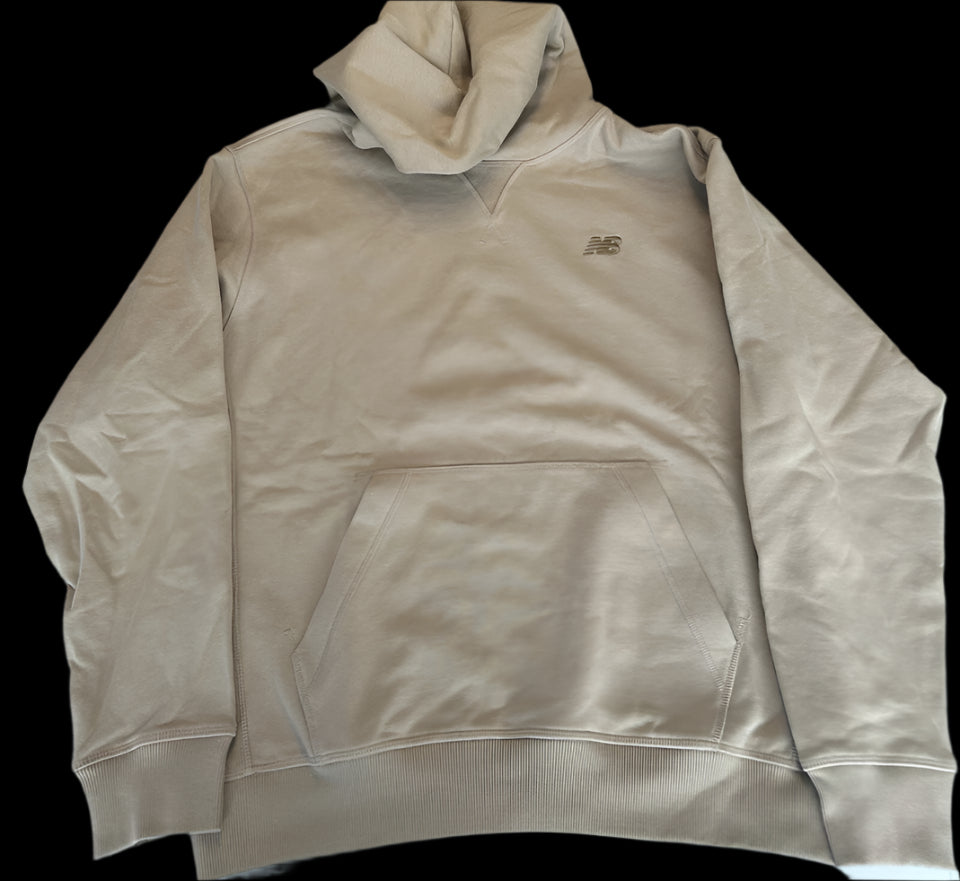 NEW BALANCE Men's Athletics French Terry Hoodie Stoneware Size Extra Larger.