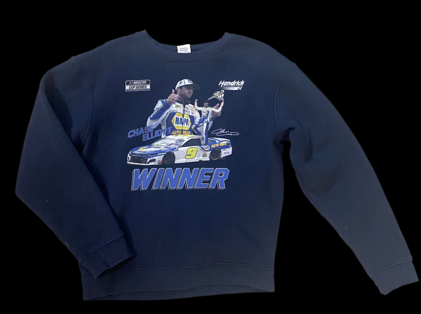 Chase Elliott # 9 Nascar 2020 Cup Series Champion Long Sleeve Pullover Shirt.