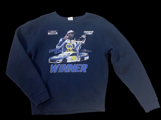 Chase Elliott # 9 Nascar 2020 Cup Series Champion Long Sleeve Pullover Shirt.