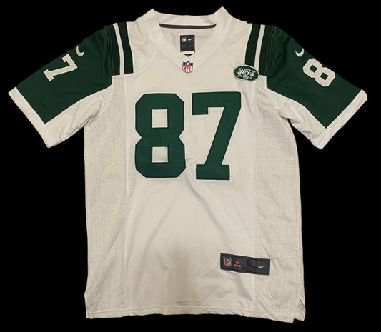 NEW YORK JETS ERIC DECKER WHITE #87 NFL JERSEY SMALL