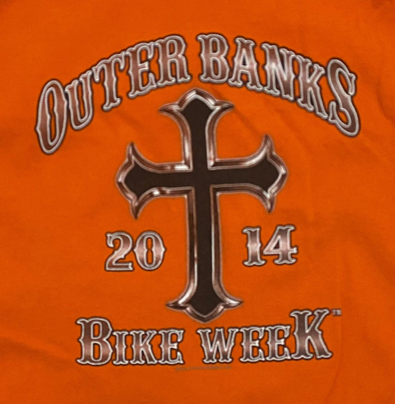 2014 Outer Banks Bike Week Extra Large Graphic T Shirt