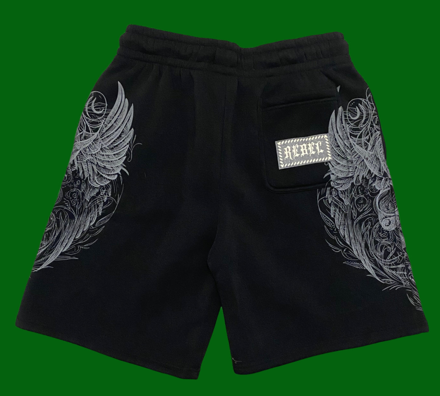 Eighty Eight Brand Medium T-Shirt & Medium Shorts Men's Black skull vengeance 2N1